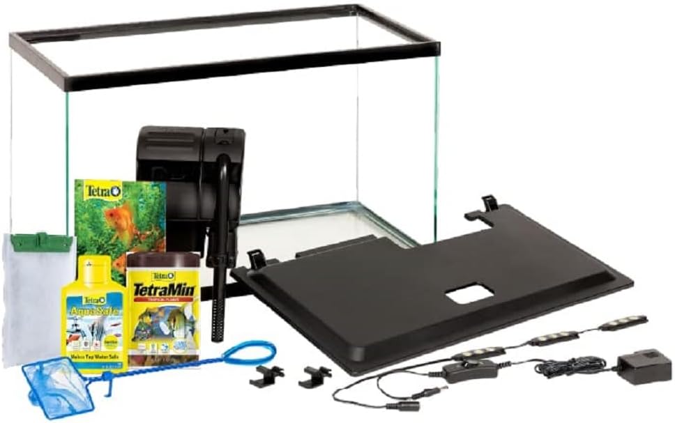 Tetra Complete 10 Gallon Fish Tank Kit for Freshwater & Saltwater Fish