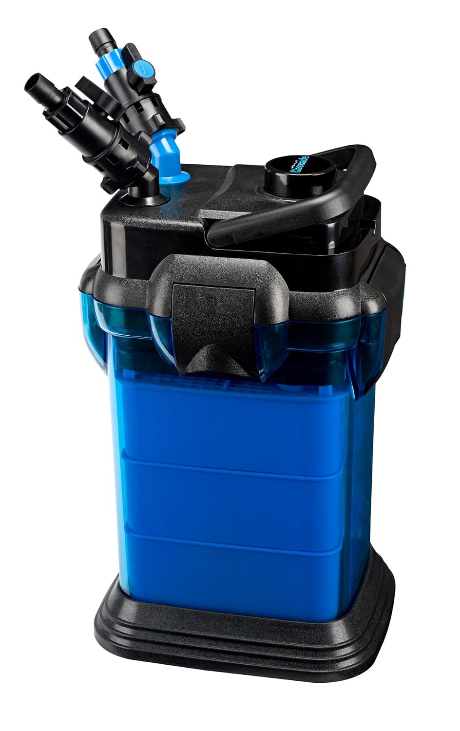 Penn-Plax Cascade 1000 Canister Filter – 265 GPH Aquarium Filter for Tanks Up to 100 Gallons – 360 Degree Flow Valves, Poly Fiber Pads, Bio-Sponge & Activated Carbon -Fresh & Saltwater -11.5x10x17in