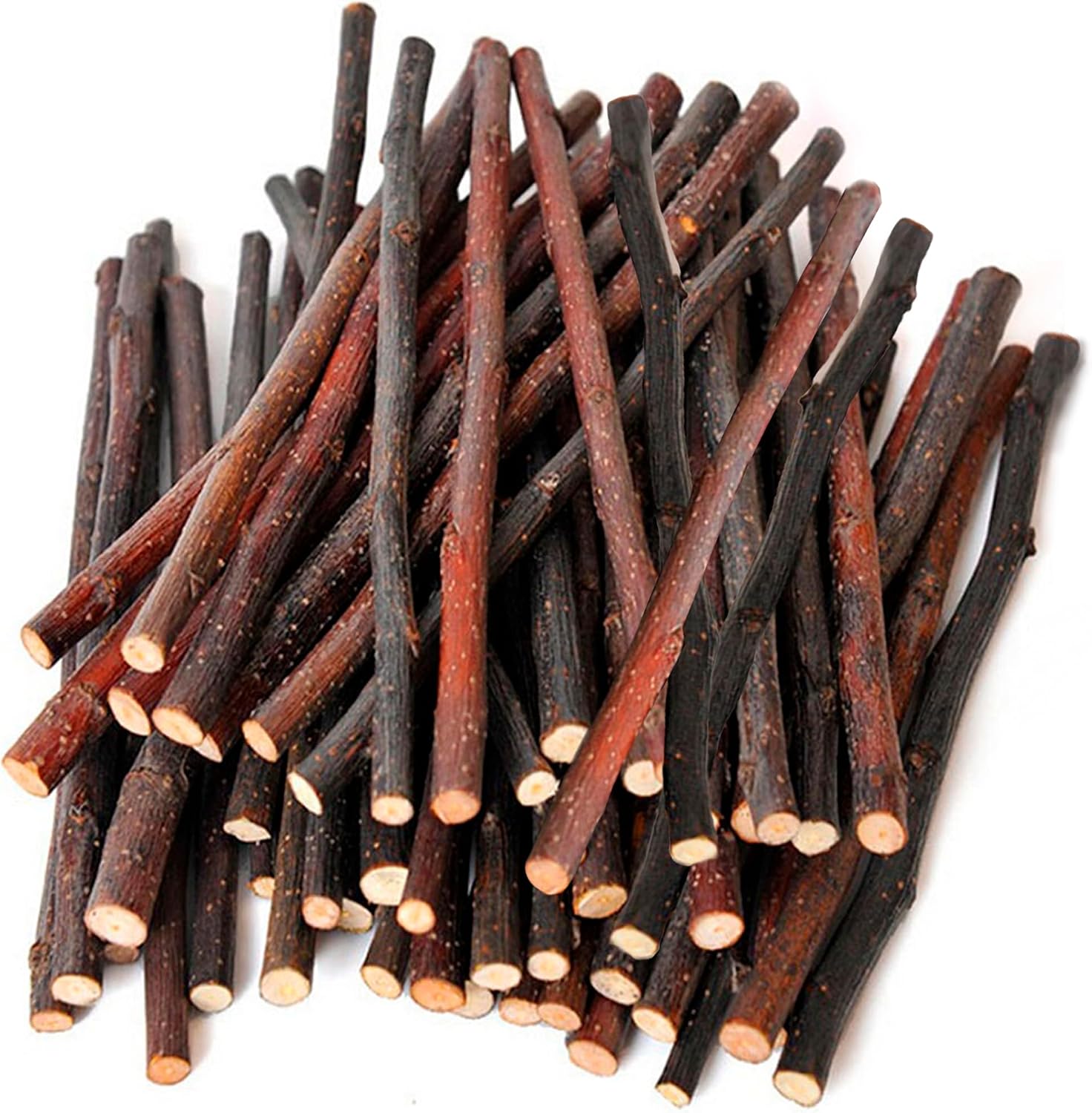 SunGrow Apple Sticks, Wood Chew Treats for Rabbits, Chinchillas, Bunny, Hamster, Squirrel, Guinea Pigs, Small Animals Teeth Grinding
