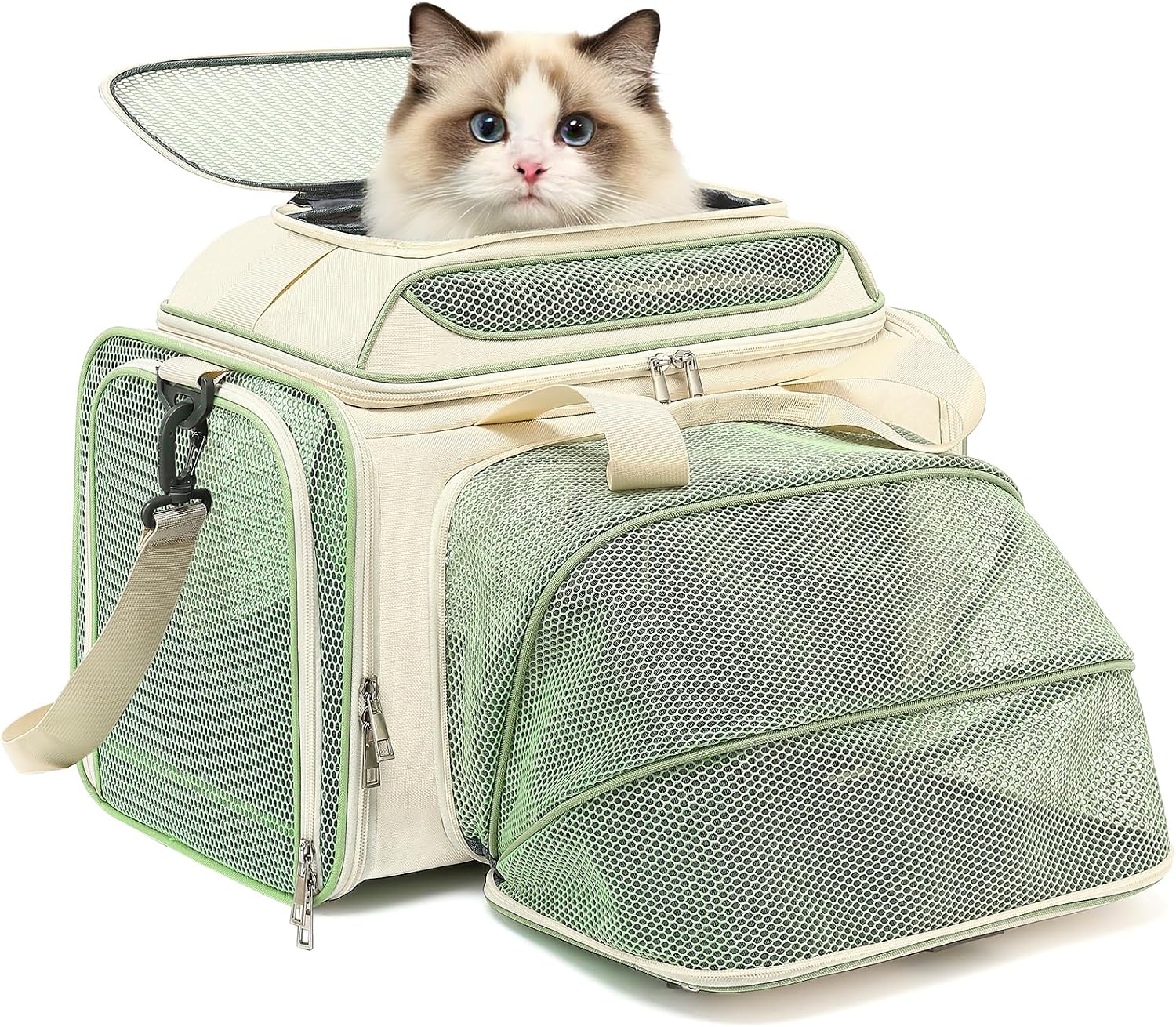 Airline-Approved Soft Travel Pet Carrier for Small Cats and Dogs