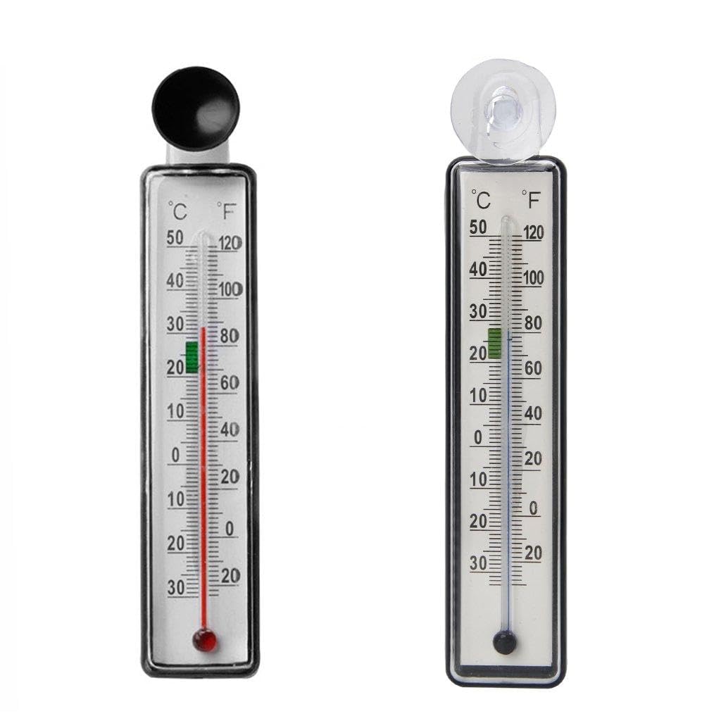 Aquarium Thermometer Digital Waterproof Fish for Tank Temperature Sensor Suction Cup Easy Reading for Terrariums Aquarium Fish Tank Thermo-Meter Digital Heater Water for Top Gallon Aquariums