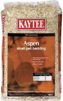 Rabbit & Hamster Bedding, Aspen Shavings, 1,200-Cu. In.