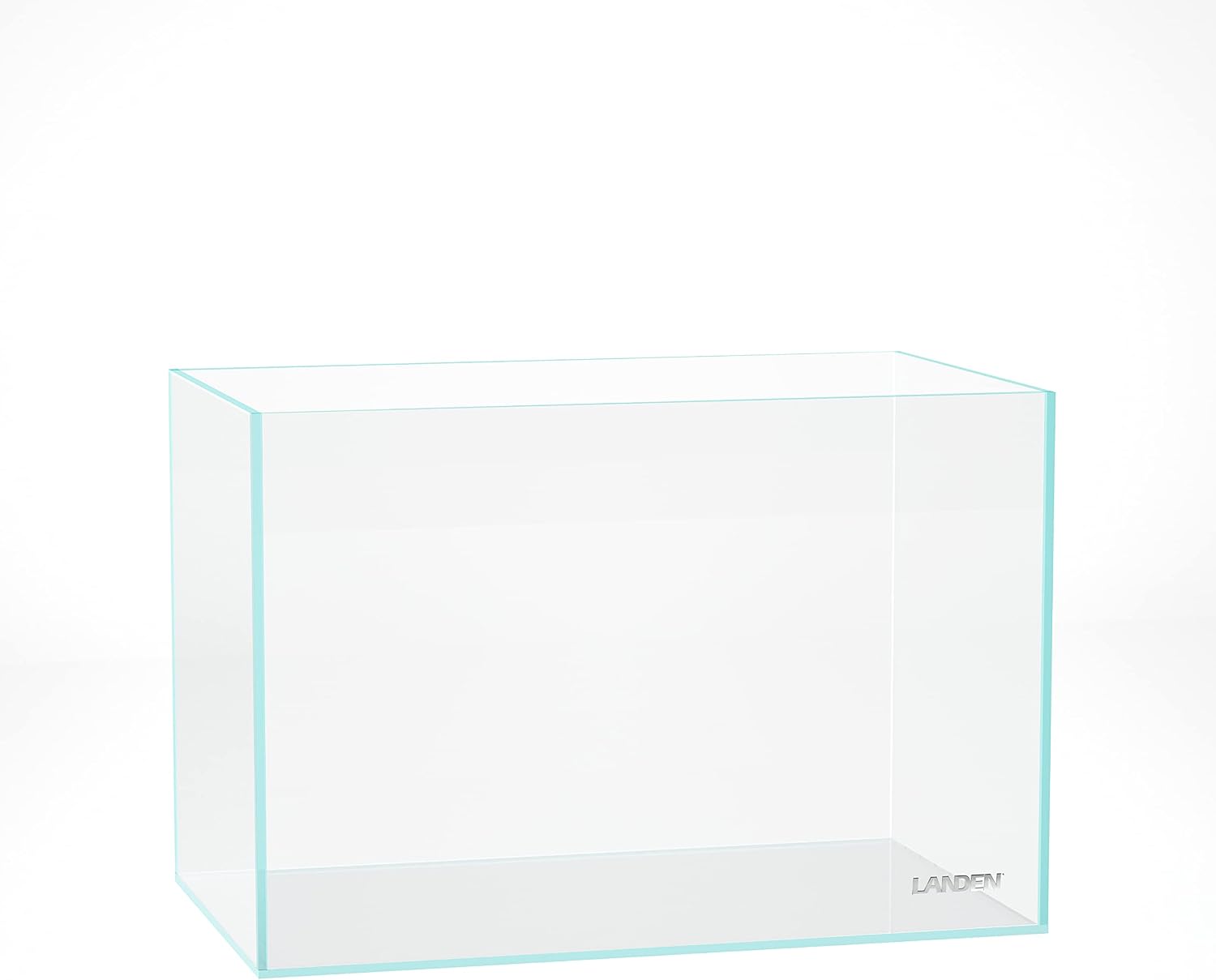 LANDEN Aquarium 45P 10 Gallon Ultra Clear Glass Rimless Fish Tank