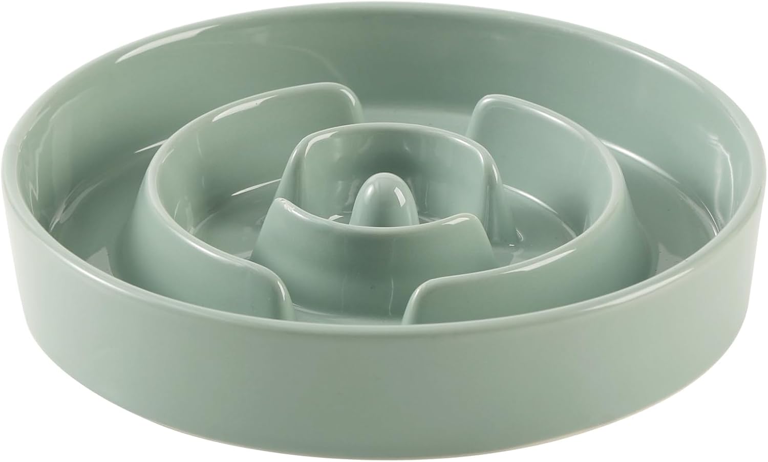 Havniva Ceramic Slow Feeder Dog Bowls, 8.3 in Slow Feeder for Medium Breed