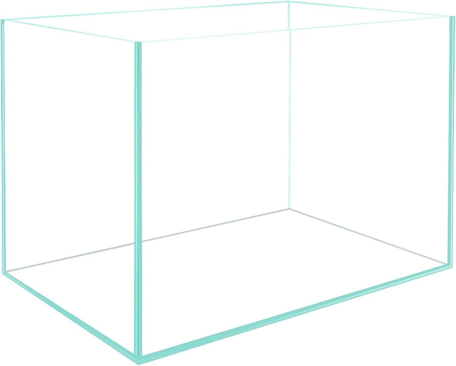 AWXZOM Small Nano Rimless Tank, Clear Glass Fish Tank, 1.1 Gallon, 7.8×5.5×5.9inch/20x14x15cm, Betta Fish Tank