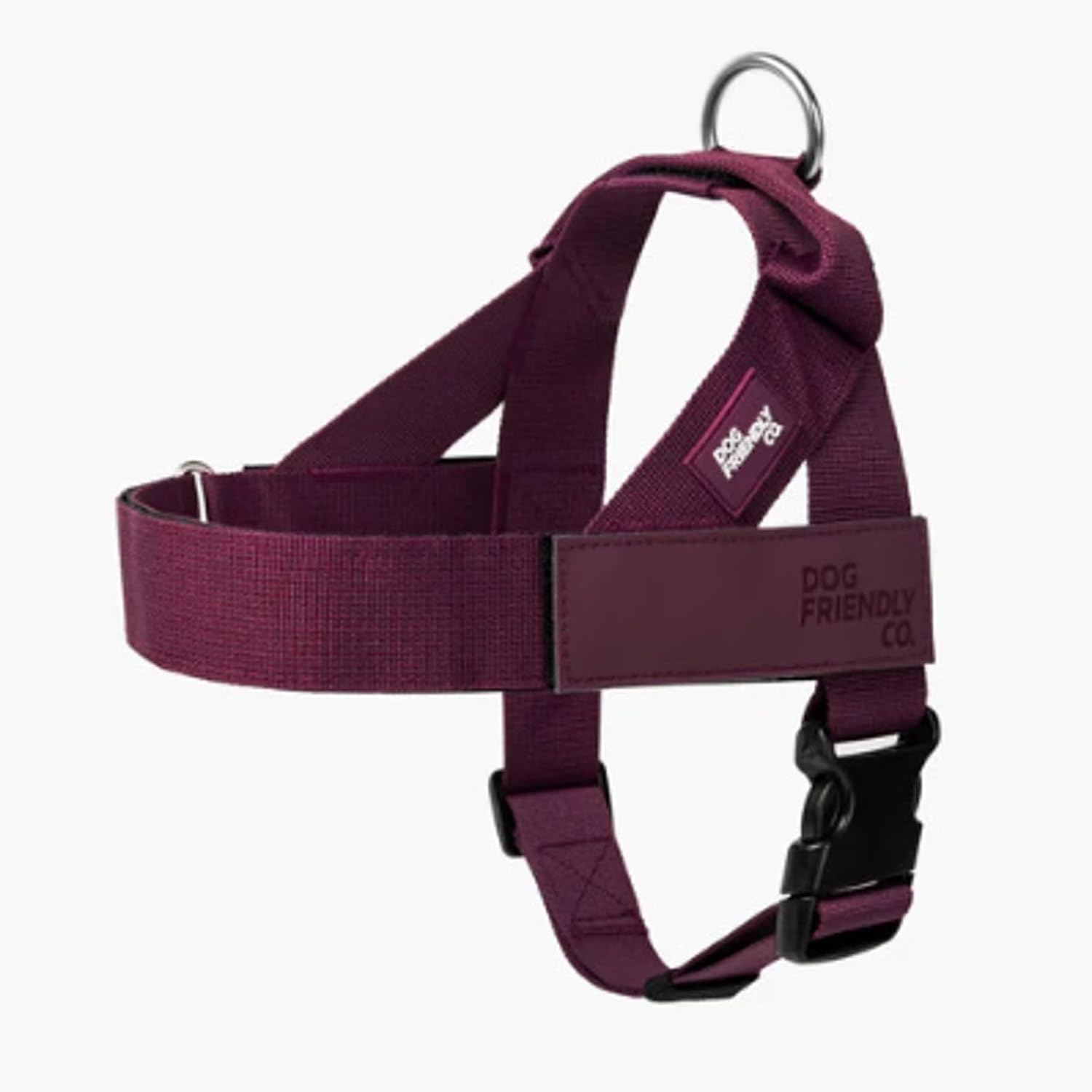 Dog Friendly Co. Dog Harness for Medium Sized Dogs (Burgundy, Medium)