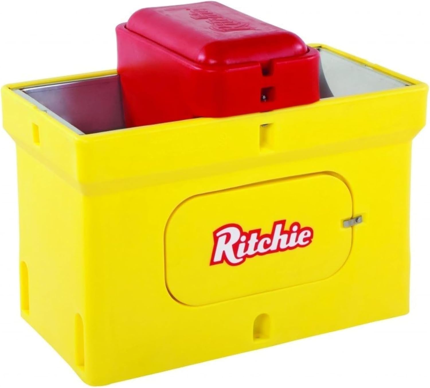 Ritchie OmniFount 5 Heated Automatic Livestock Waterer, Stainless Steel Trough, Frost-Free Energy-Efficient Watering System for Cattle & Horses, 150 Beef, 75 Dairy or 150 Horse Capacity, Part 16533