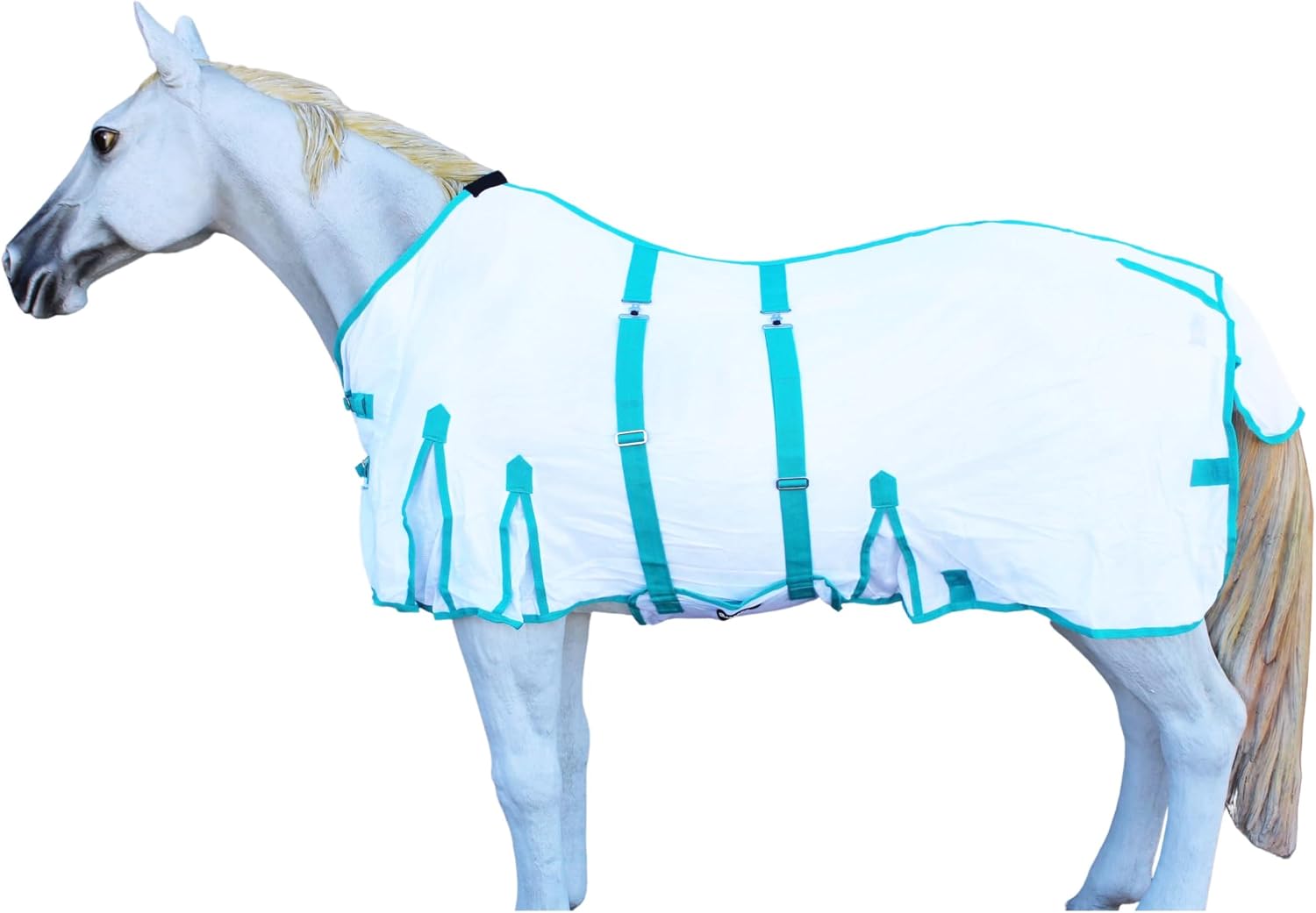 Challenger Horse Mesh Light Weight Summer Fly Sheet Spring Airflow White 73403B
