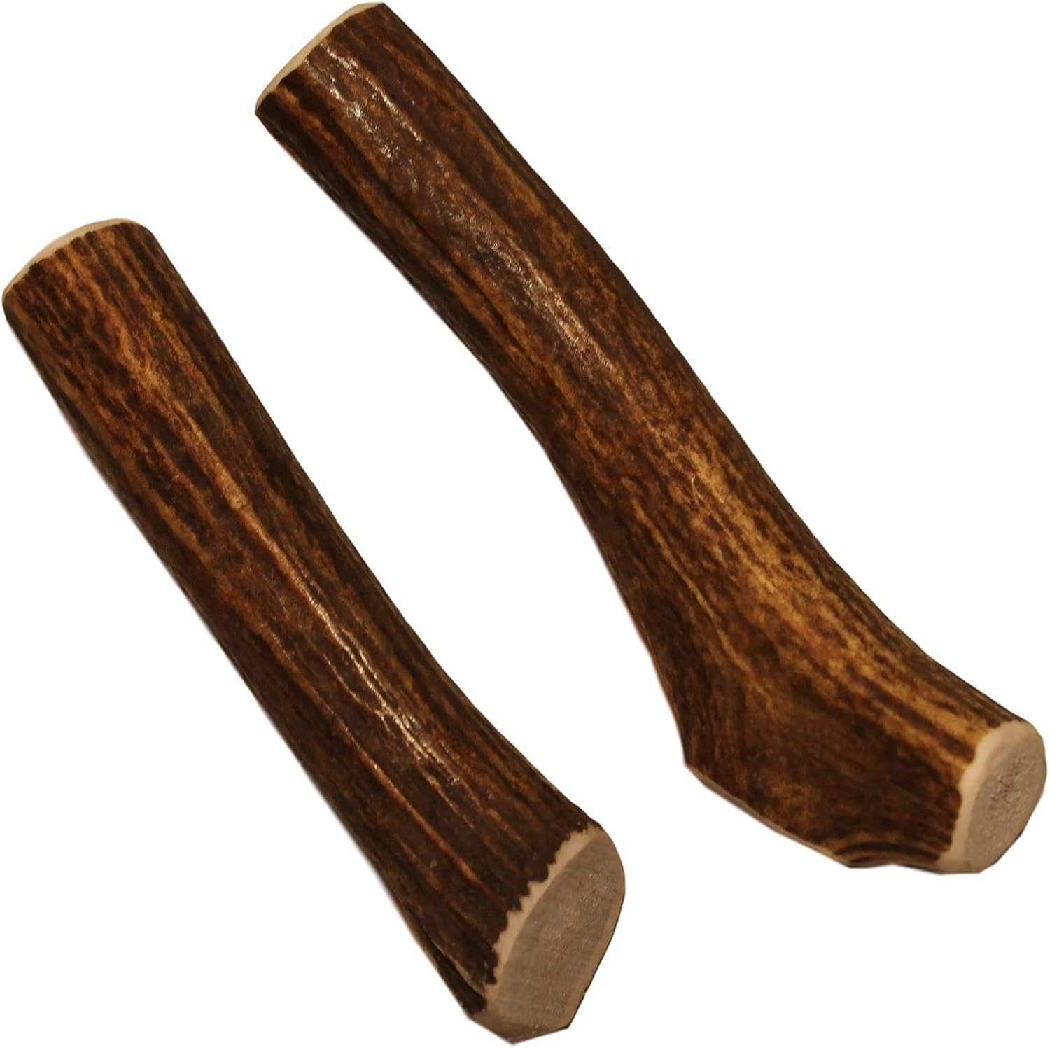 Elkhorn Premium Chews – Medium Whole 2 Pack Elk Antler Chews (6-9” Long)