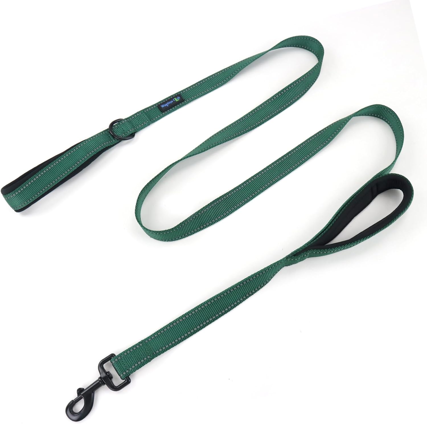 Wagtime Club Heavy Duty Double Handle Dog Leash for Large Medium Small Dogs