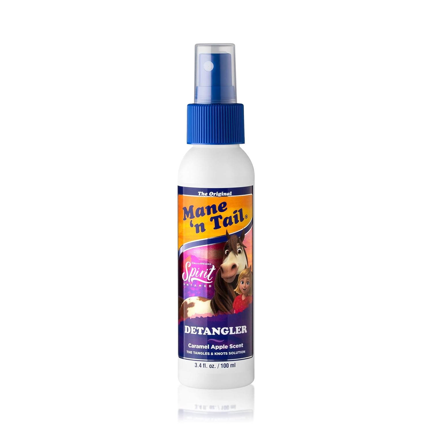 Mane ‘n Tail Spirit Untamed Detangler – Caramel Apple Scented, Super Soft Formula for Silky, Shiny Hair (3.4 oz)