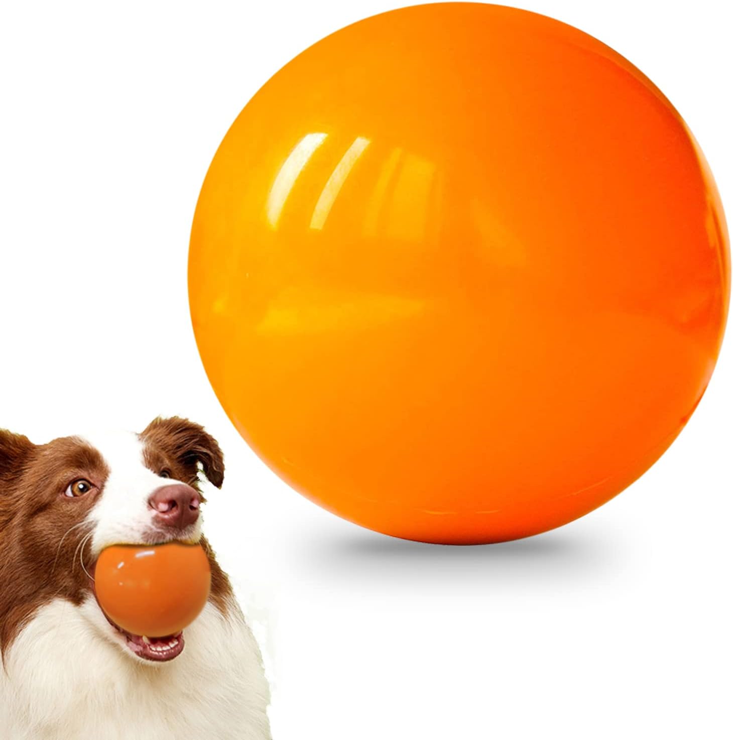 Indestructible Dog Toys – Solid Rubber Balls for Aggressive Chewers, 100% Safe & Non-Toxic, Floating Fetch Toys for Medium & Large Dogs