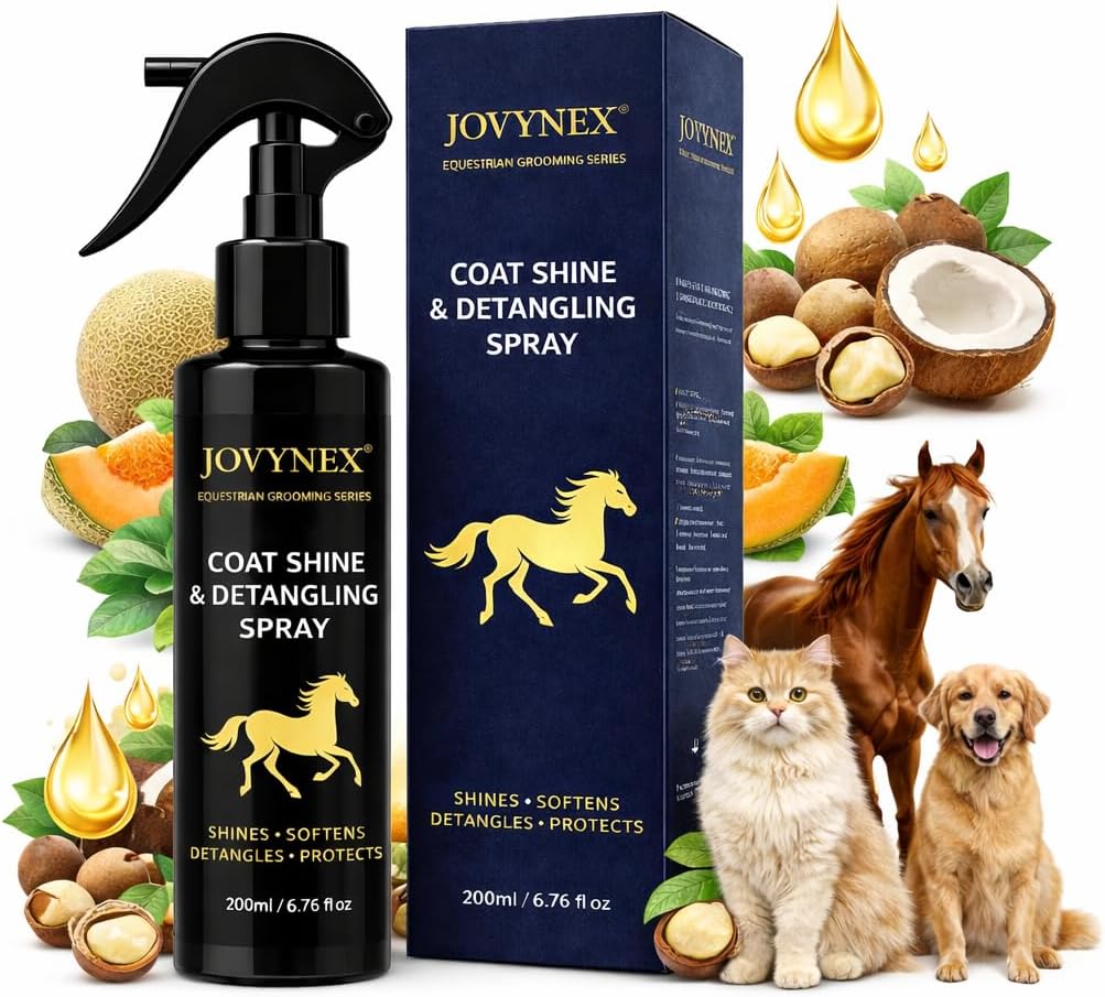Detangler Spray for Dogs & Horses, Leave‑in Conditioner, 6.76 oz