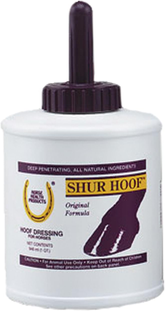 Shur Hoof Moisturizer with Brush for Horse Hooves