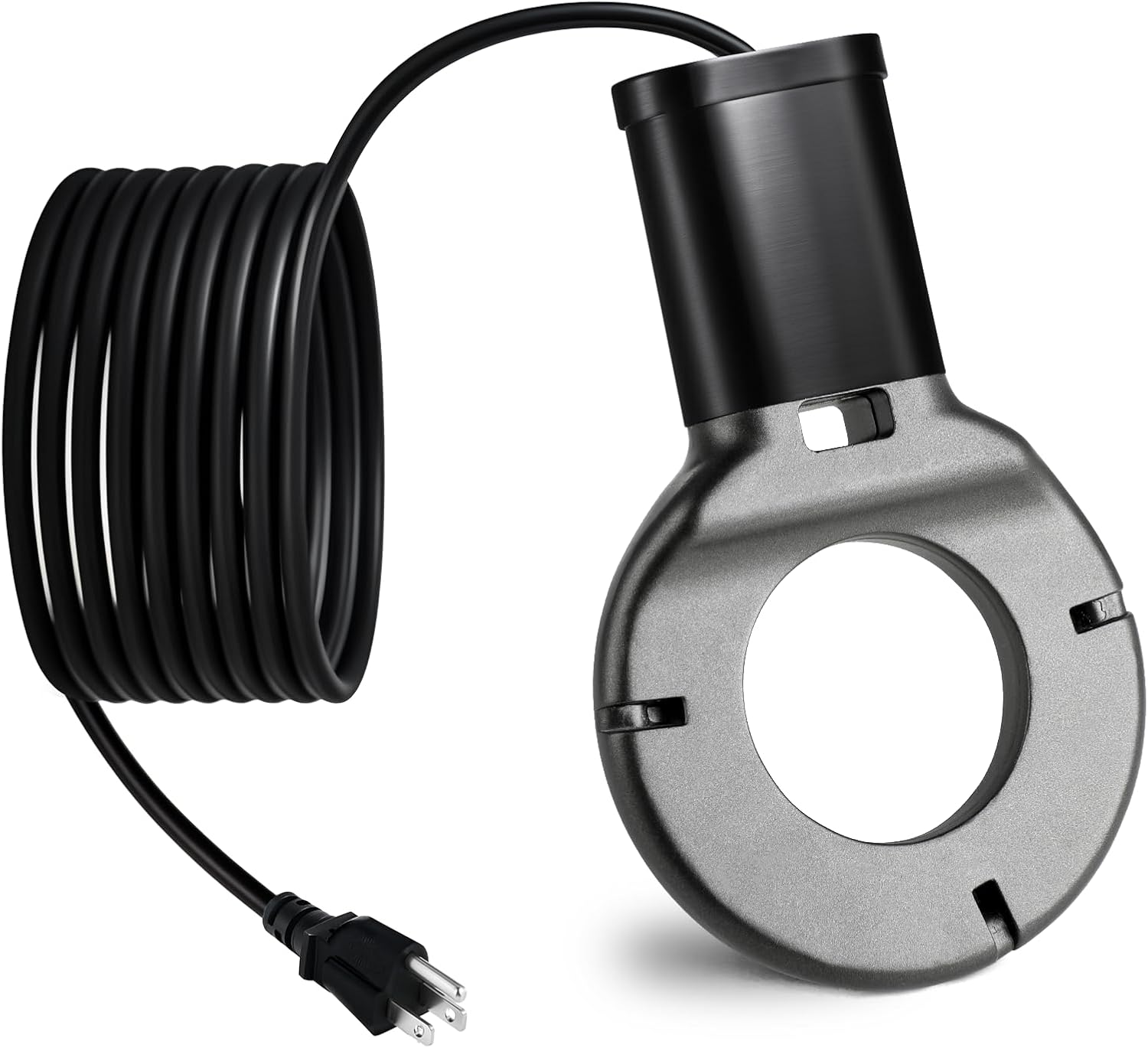 1000W Utility De-Icer, Chicken Water Heater, Submergible Cast Aluminum Thermostatic Control Bird Bath Heater De-icer, for Livestock Poultry Birds, Cows, Horses, Animals Drink Water (Black)
