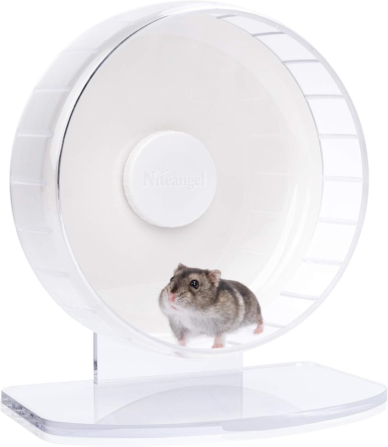 Niteangel Super-Silent Hamster Exercise Wheel: Quiet 8.2 inch Running Wheel
