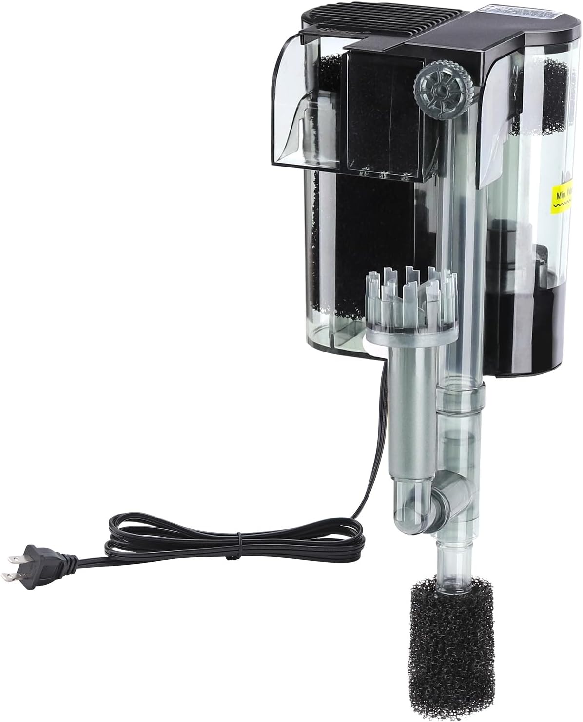 hygger Hang On Back Aquarium Filter, Fish Tank Filter for Tank 5~10 Gal