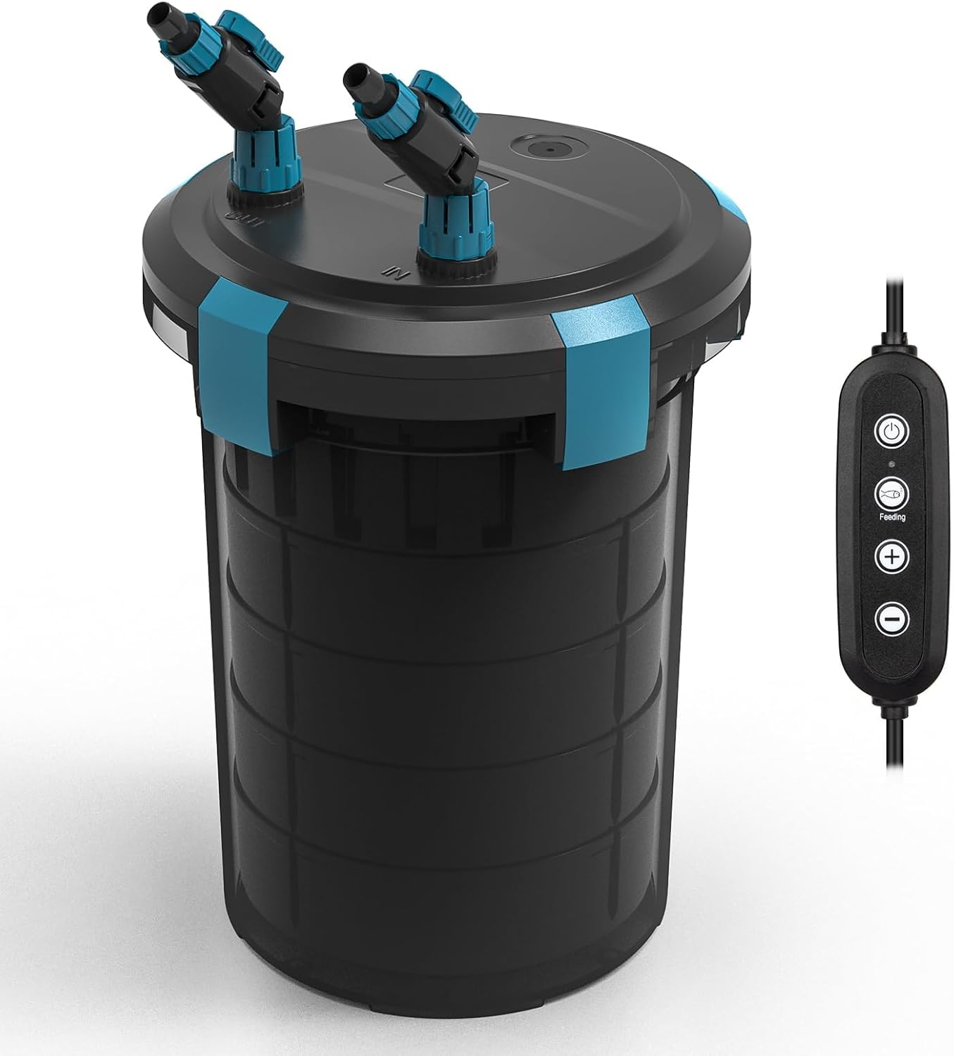 fishkeeper Self-Priming Aquarium Canister Filter with Controller, 1200 L/H