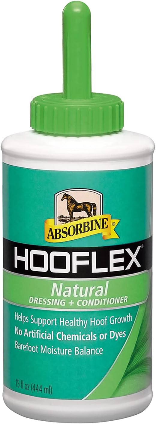 Absorbine Hooflex All Natural Horse Hoof Dressing & Conditioner, 15 fl oz