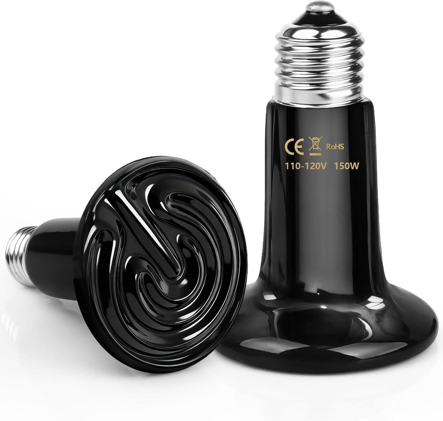 150W Ceramic Heat Emitter E26 Base Ceramic Heat Bulb Ceramic