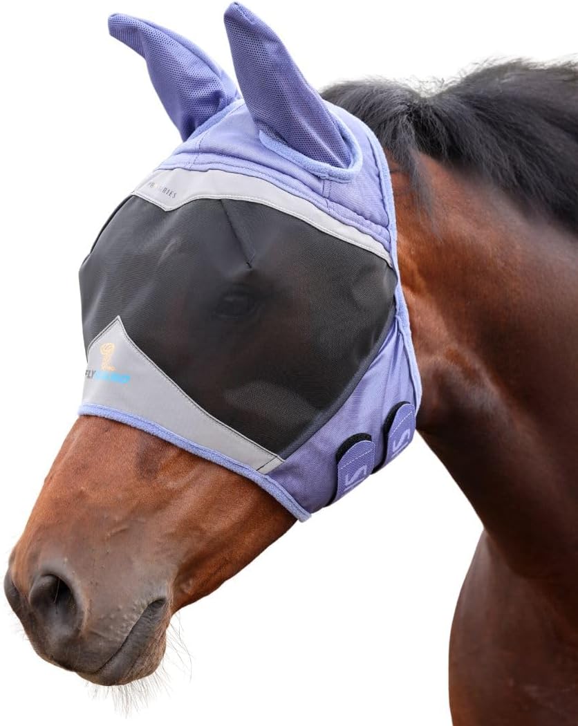Shires FlyGuard Pro Fly Mask Sky Full