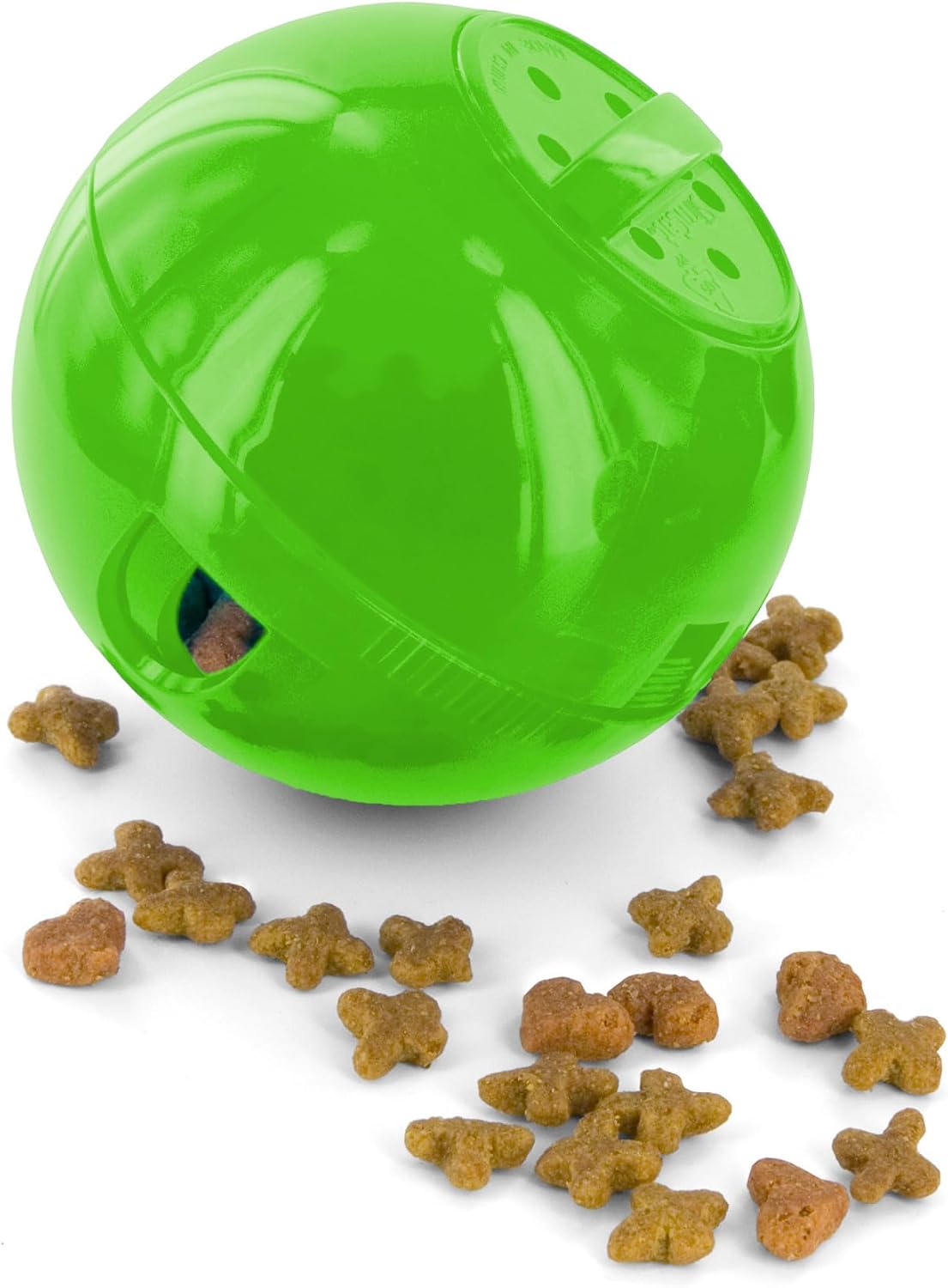 PetSafe Slimcat Feeder Ball Cat Toy, Green