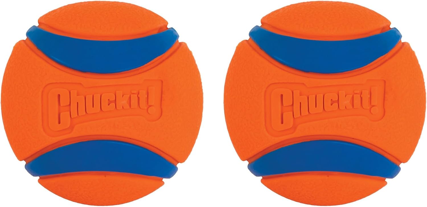 Chuckit! Ultra Ball Dog Toy, Durable Rubber, Small 2-in, 2 Pack