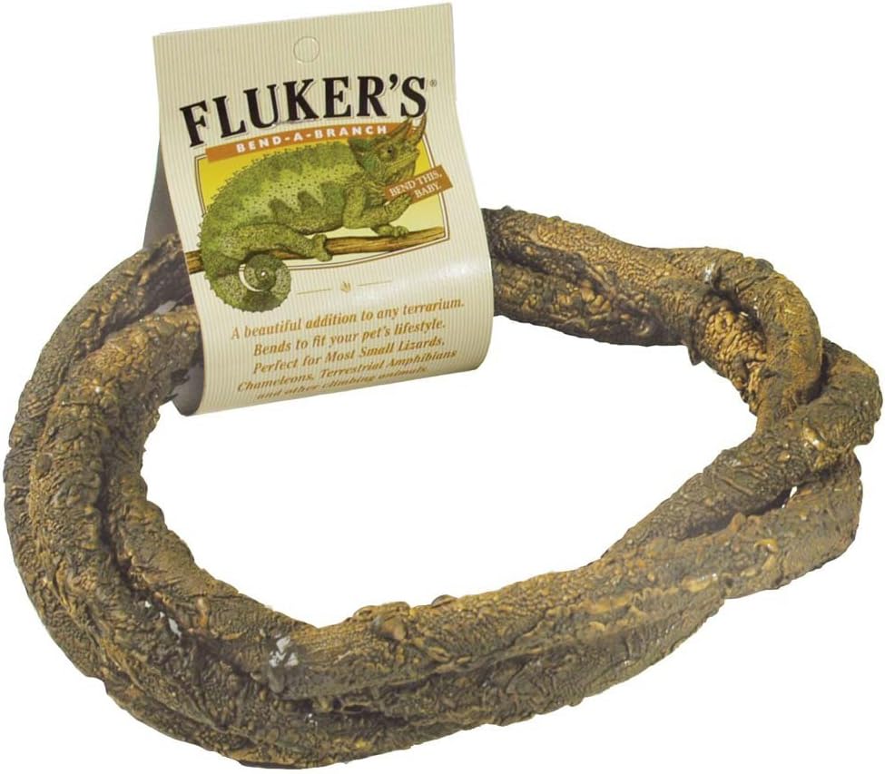 Fluker’s Small Animal Bend-A-Branch Pet Habitat Decor, Medium, brown