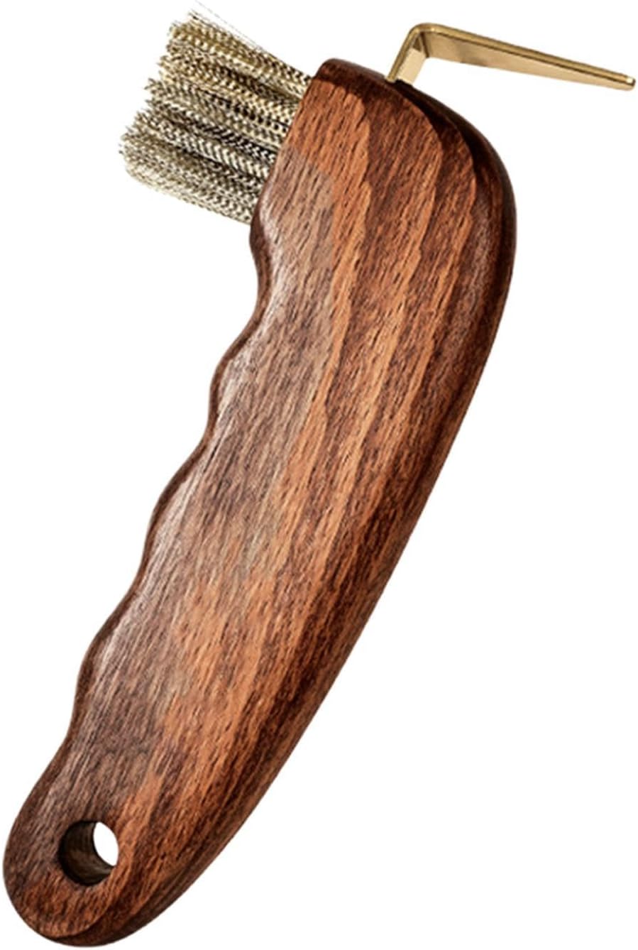 Hoof Picks for Horses- Angled Metal Pick Tip, Equine Hoof Dressing