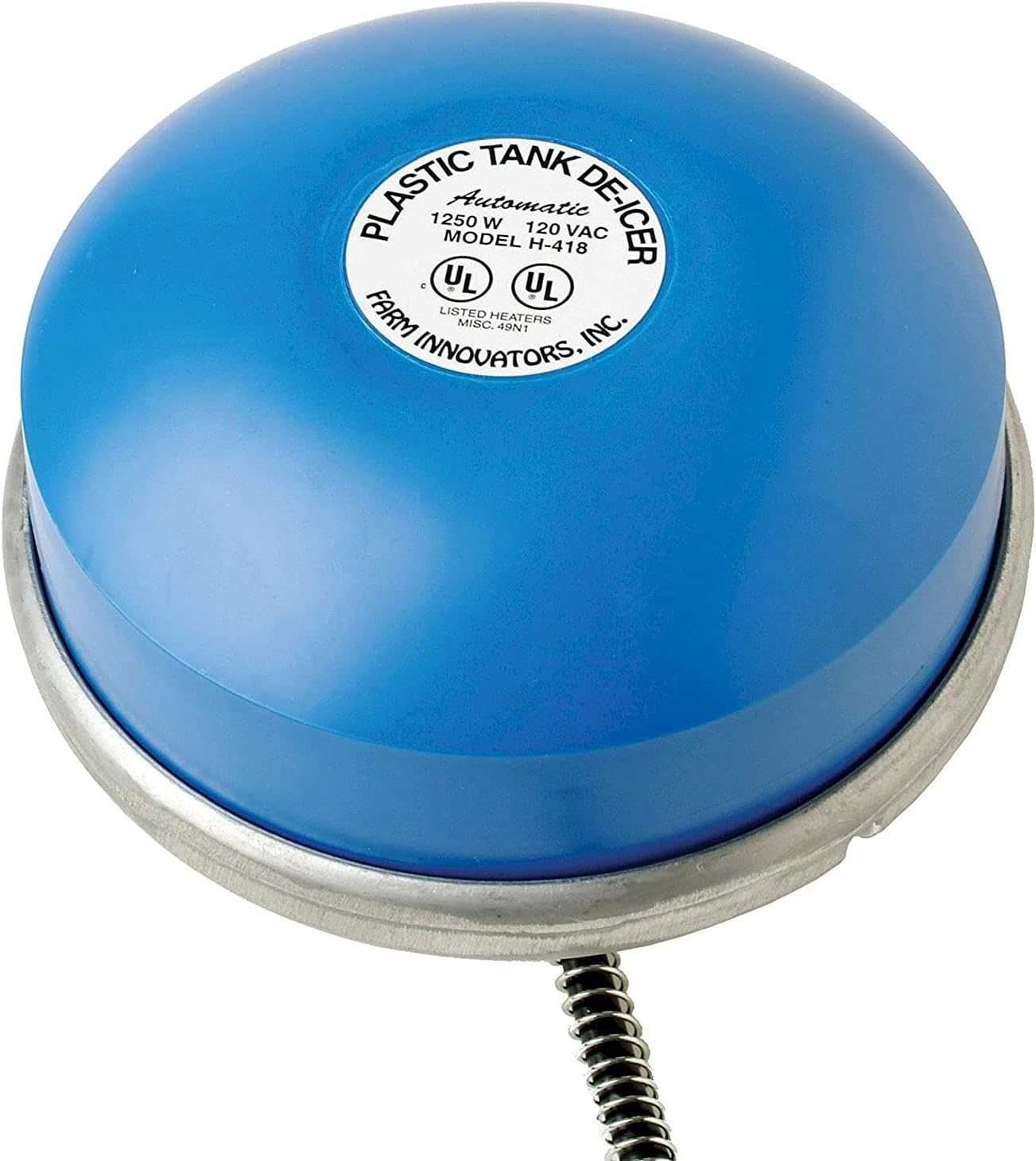 Farm Innovators Ice Chaser Cast Aluminum Floating Tank De-Icer, 1250 Watts