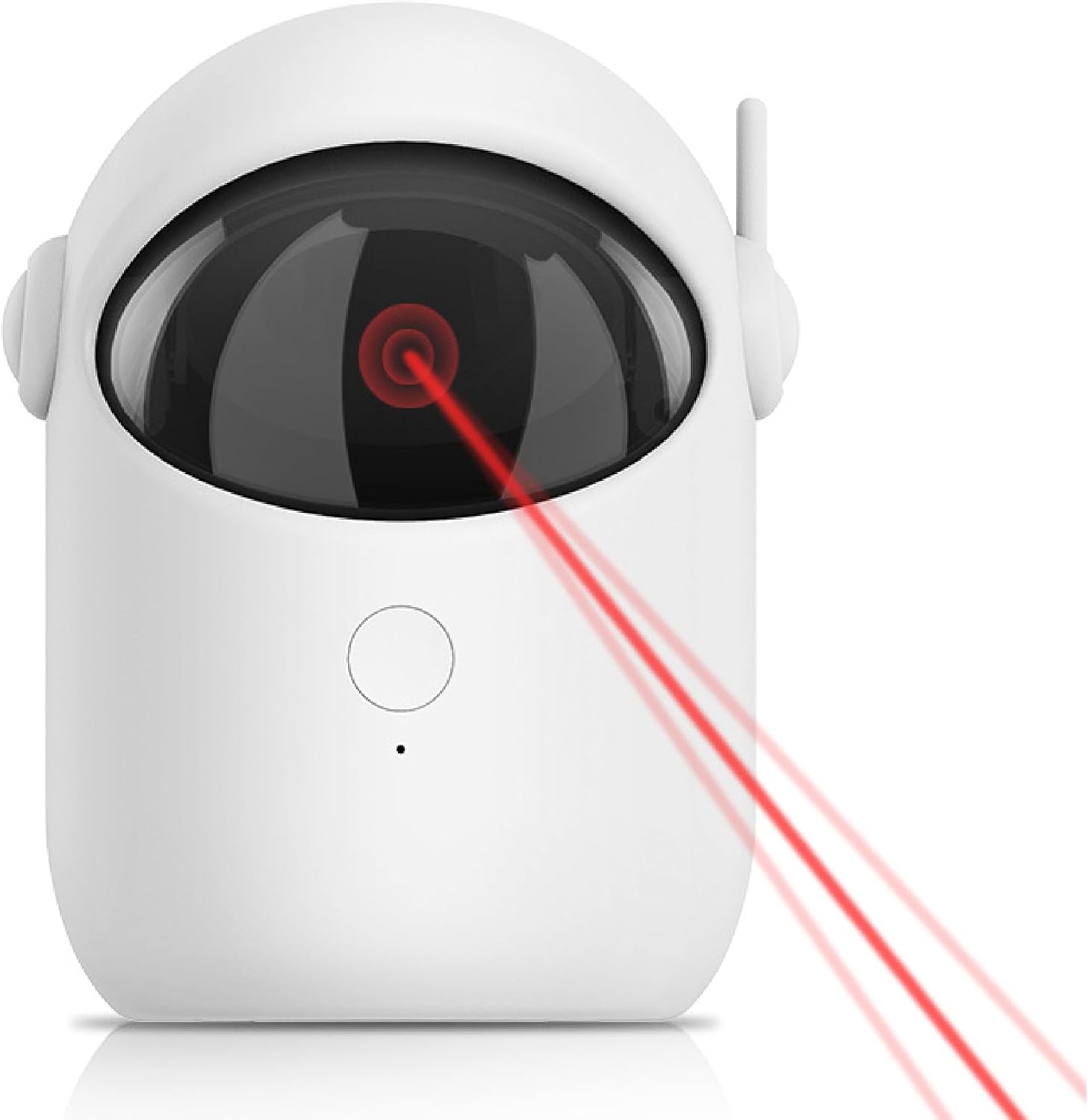 PAWSPIK Automatic Laser Cat Toy, Rechargeable Interactive Cat Toy, White
