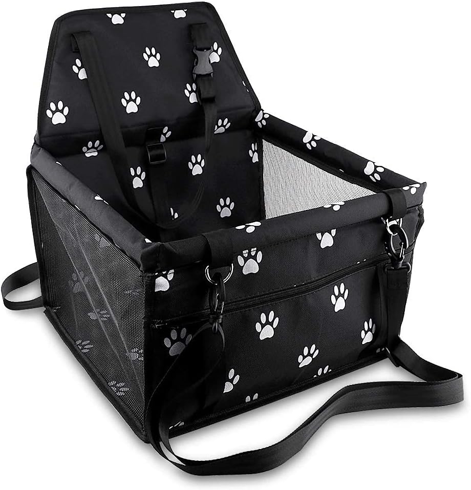 Petbobi Dog Car Seat for Small Dogs and Cats up to 15 lbs, Portable Booster