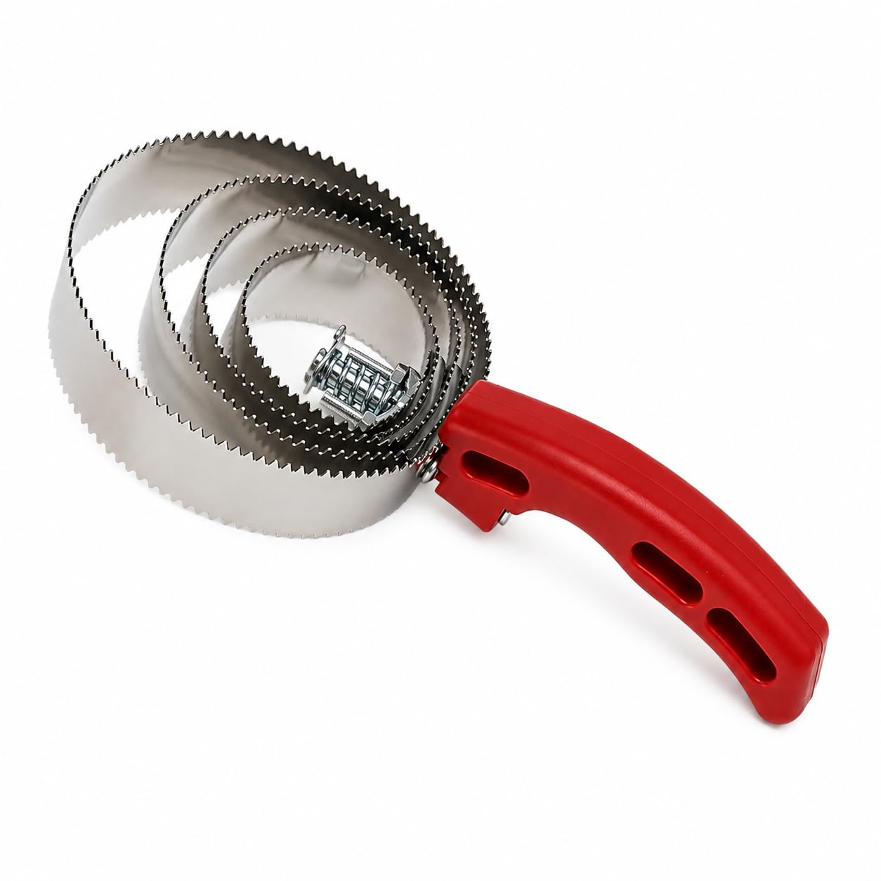 4-Ring Horse Curry Comb, Reversible Stainless Steel Shedding Scraper