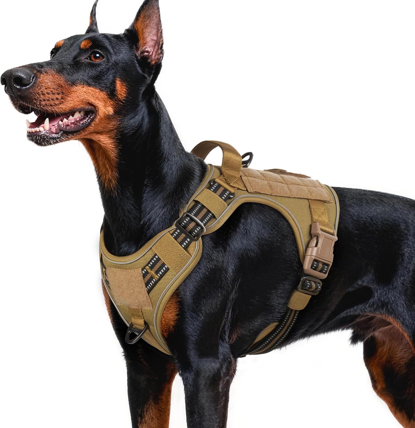 rabbitgoo Tactical Dog Harness for Large Dogs, No Pull Service Pet Vest