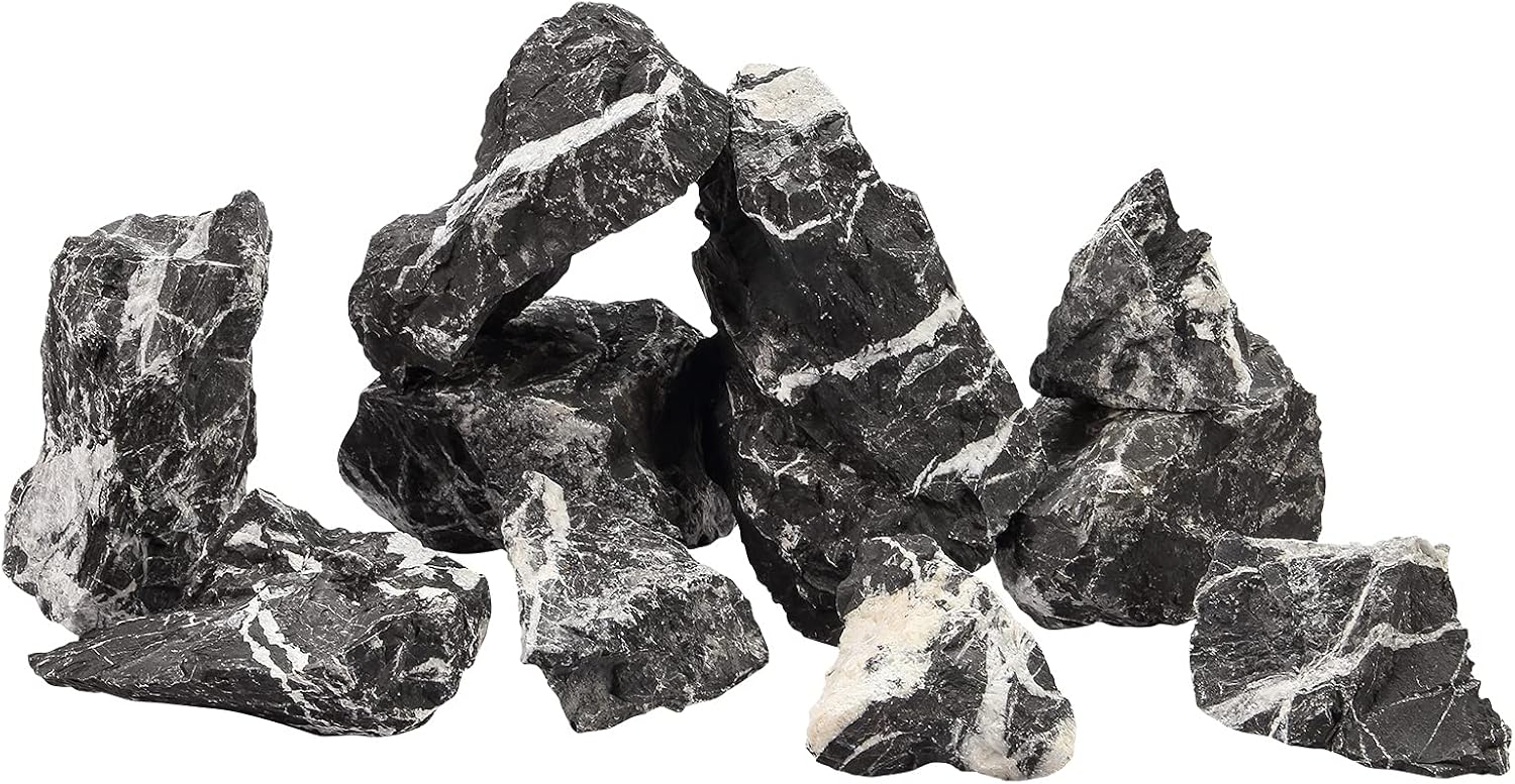 LANDEN Tonwa Seiryu Stone 17lb Natural Aquarium Rocks for Fish Tank Decor