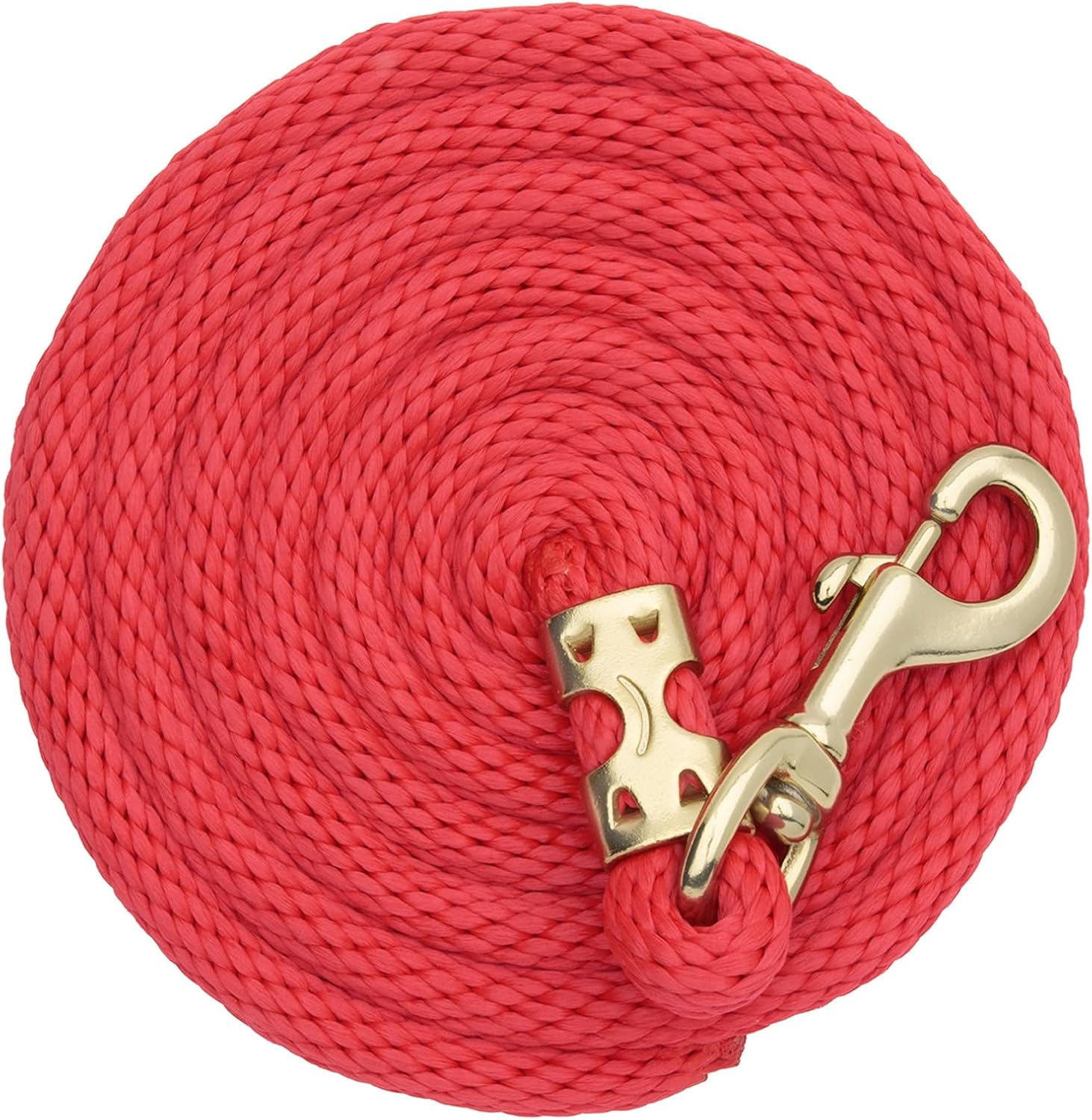 Weaver Equine 8′ Horse Lead Rope with Brass-Plated Snap