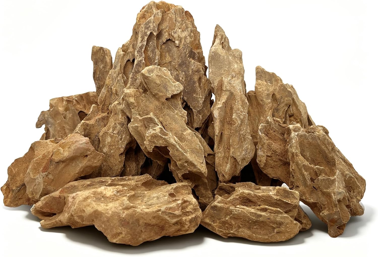 5 LB Aquarium Rocks Stones, 2-6 inches Natural Dragon Stone