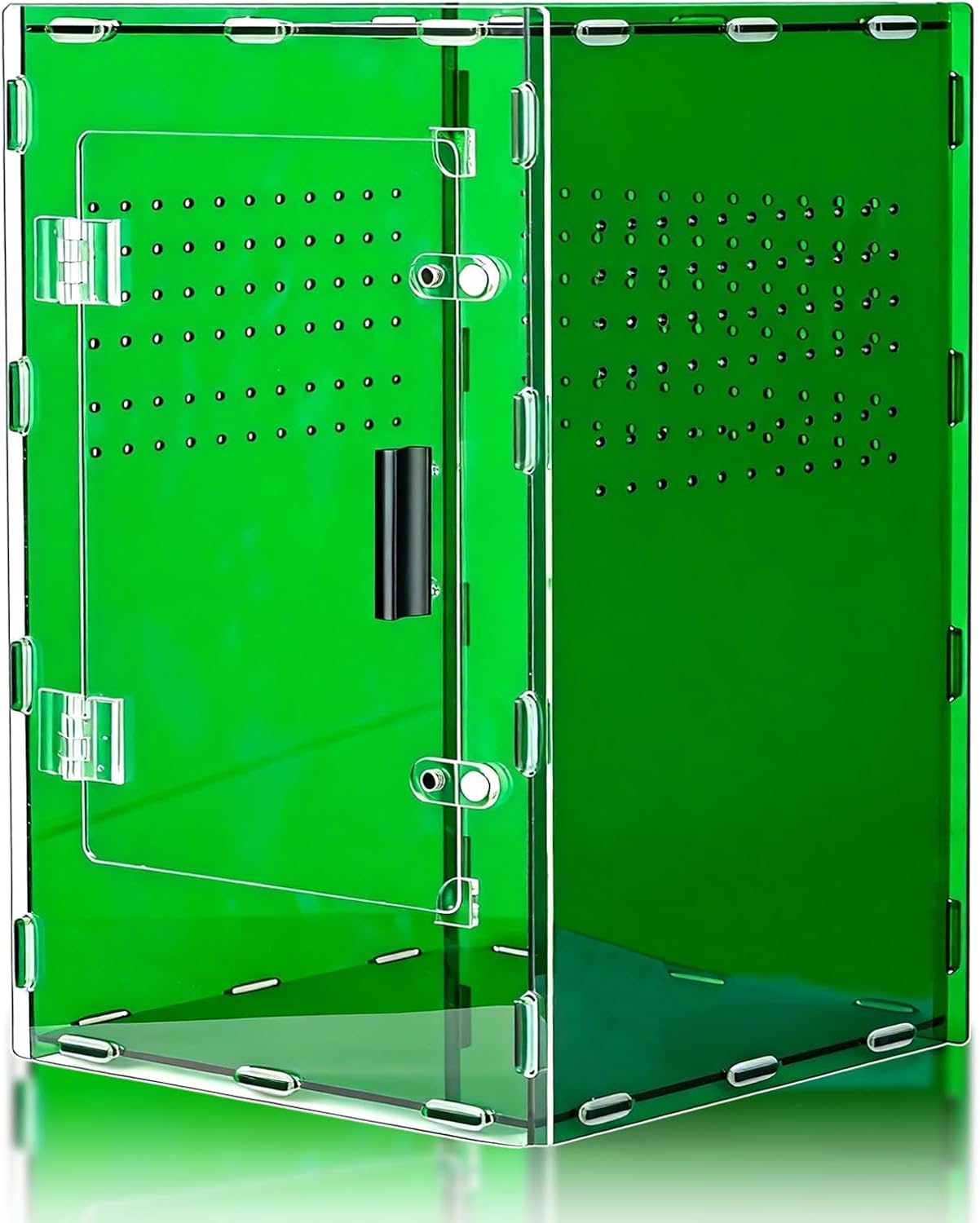 8x8x12 Deep Green Acrylic Terrarium Vertical for Spider Reptile