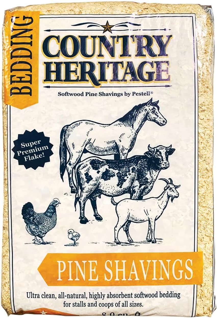 Country Heritage 35LB Pine Shavings Bedding for Stalls & Chicken Coops