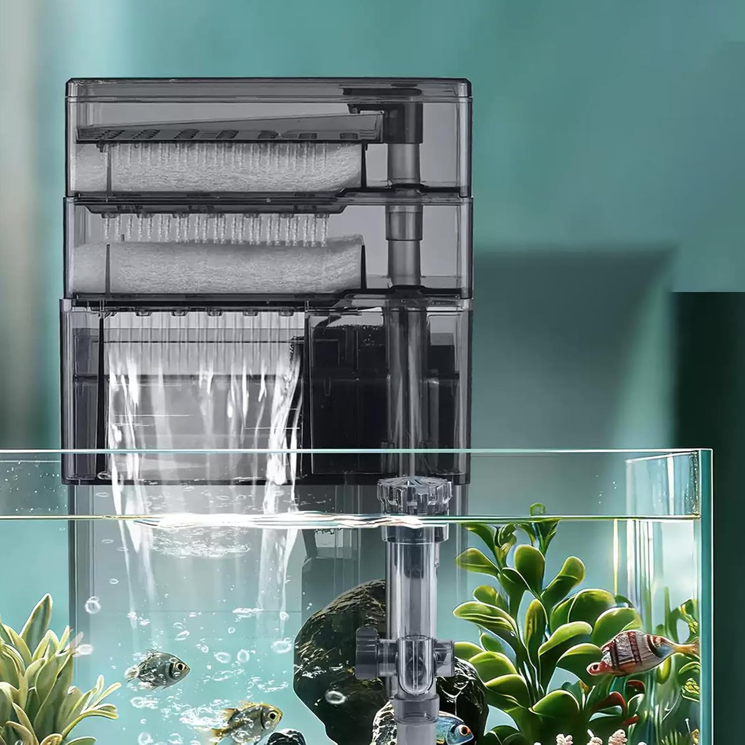 Hang on Back Aquarium Filter for 30-55 Gallon Fish Tank(XP-007Ultra)