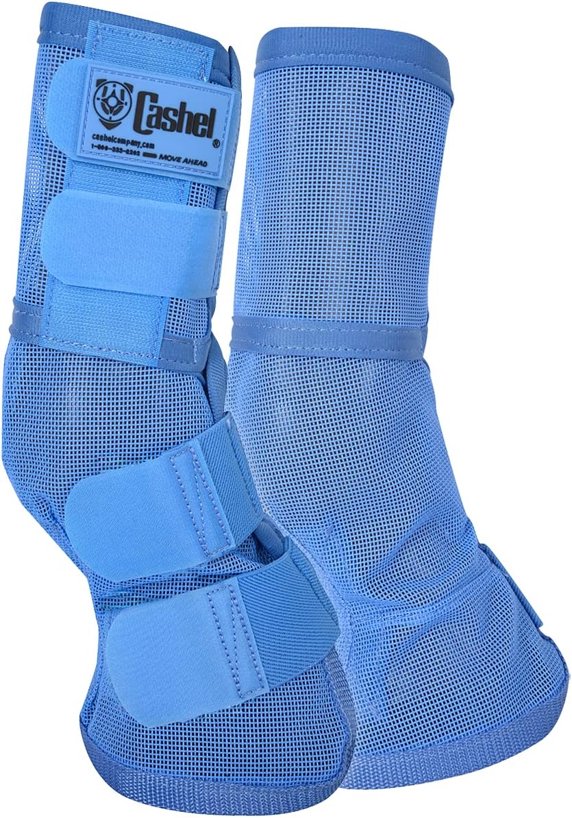 Cashel Crusader Horse Leg Guard Fly Boots 3, Blue, Horse, (CASC-LG3)