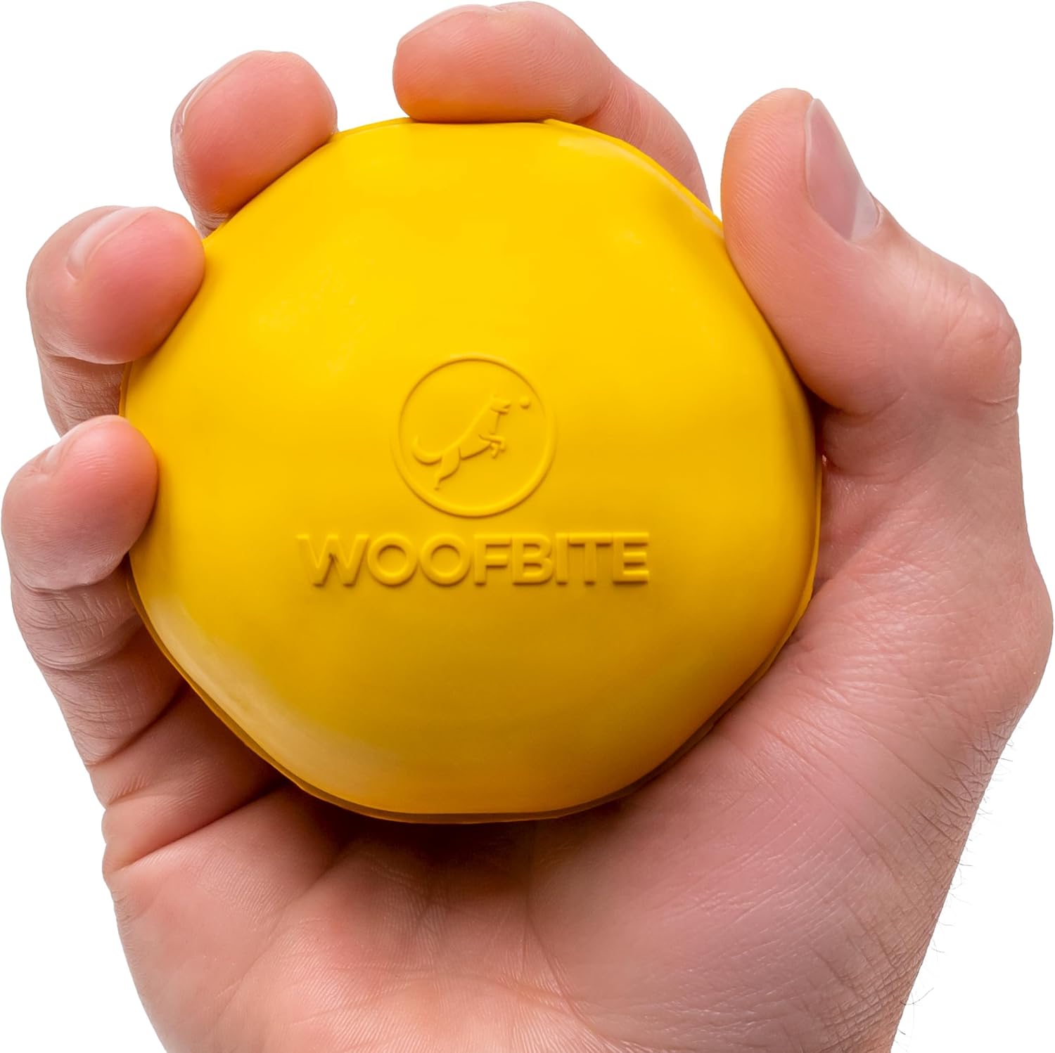 Super Durable Dog Ball – Tough, Strong Chew & Fetch Toy for Power, Extreme, Aggressive Chewers – Heavy Duty Natural Rubber – Medium/Large Dogs