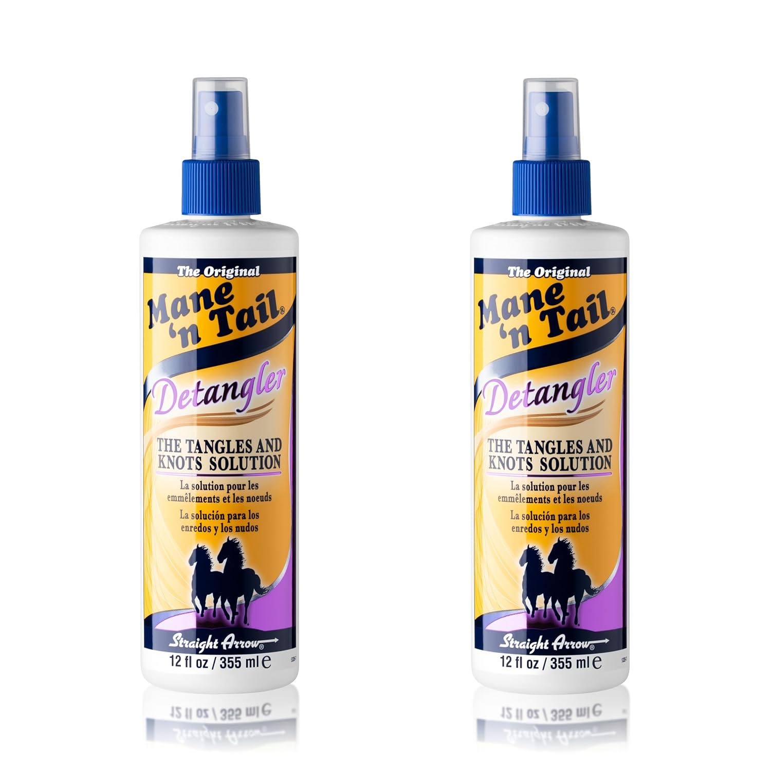 Mane ‘n Tail Mane ‘n tail detangler 2 pack, Apple Blossom, 24 Fl Ounce
