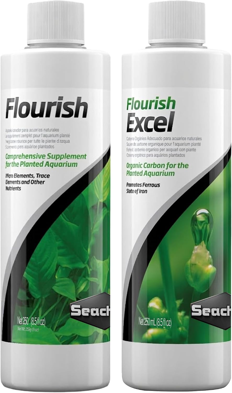 Flourish Supplement 250ml, Flourish Excel Organic Carbon 250ml Including Microfiber Cleaning Cloth(Flourish Planted Aquarium Supplement Flourish Excel Organic Carbon for Aquatic Plants)