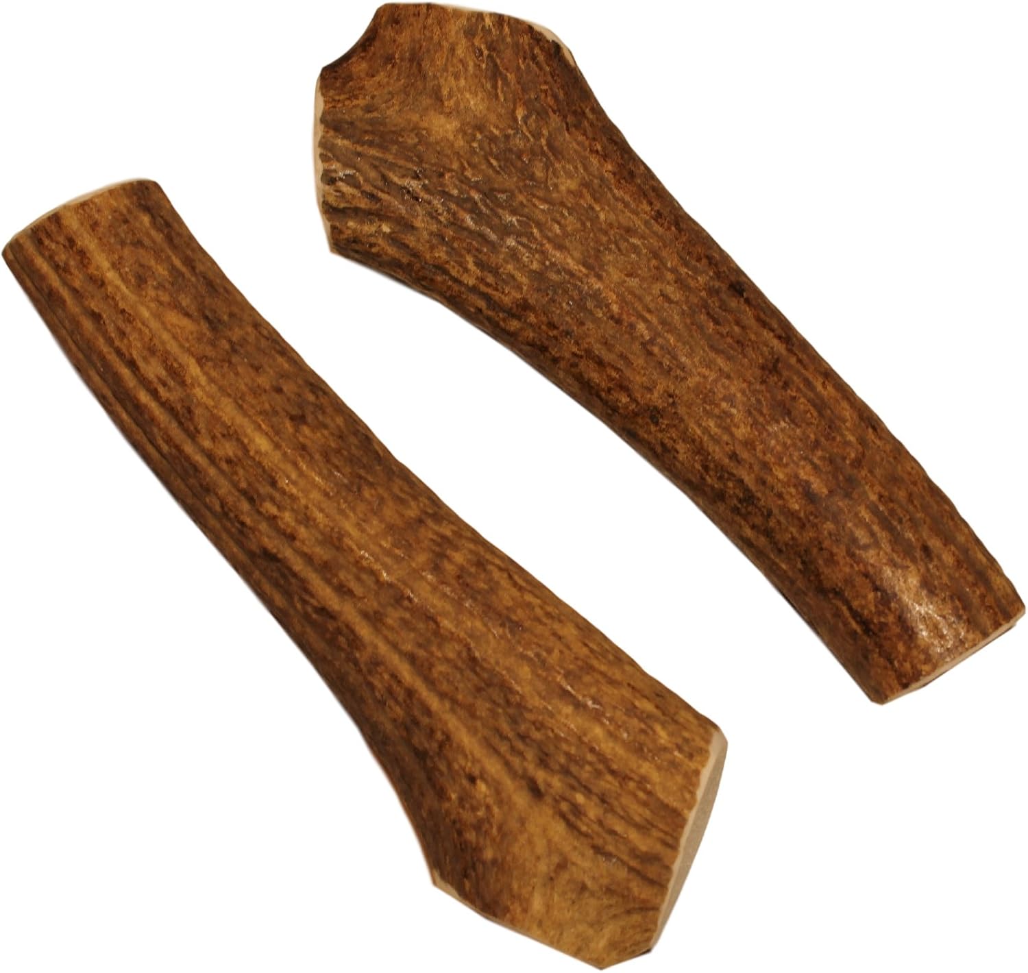 Elkhorn Premium Chews – Large Whole 2 Pack Elk Antler Chews (7-10” Long)