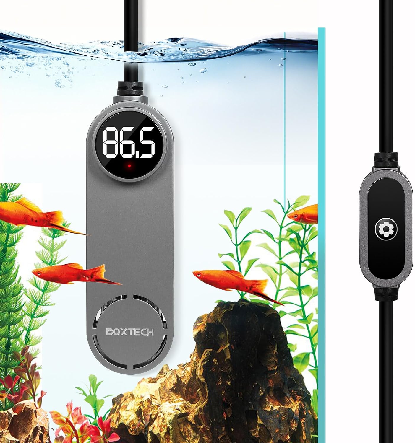boxtech Small Fish Tank Heater – Mini Aquarium Heater
