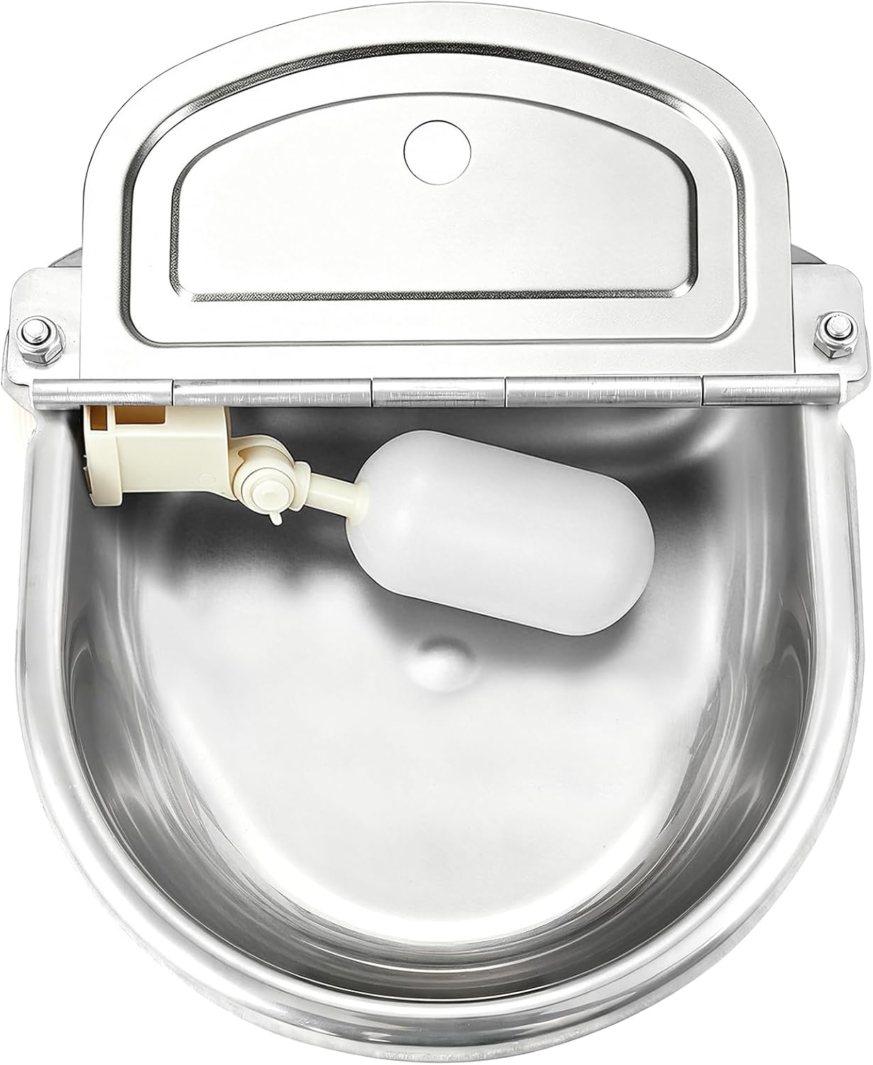 NATGAI Automatic 304 Stainless Steel Waterer Bowl Without Drainage Hole