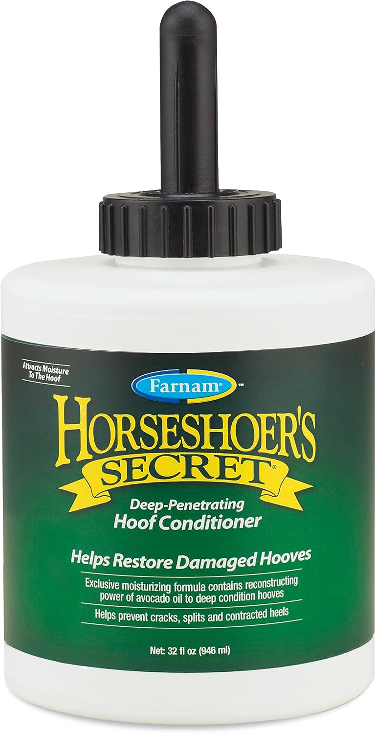 Farnam Horseshoer’s Secret Deep-Penetrating Hoof Oil for Horses, 32 Oz