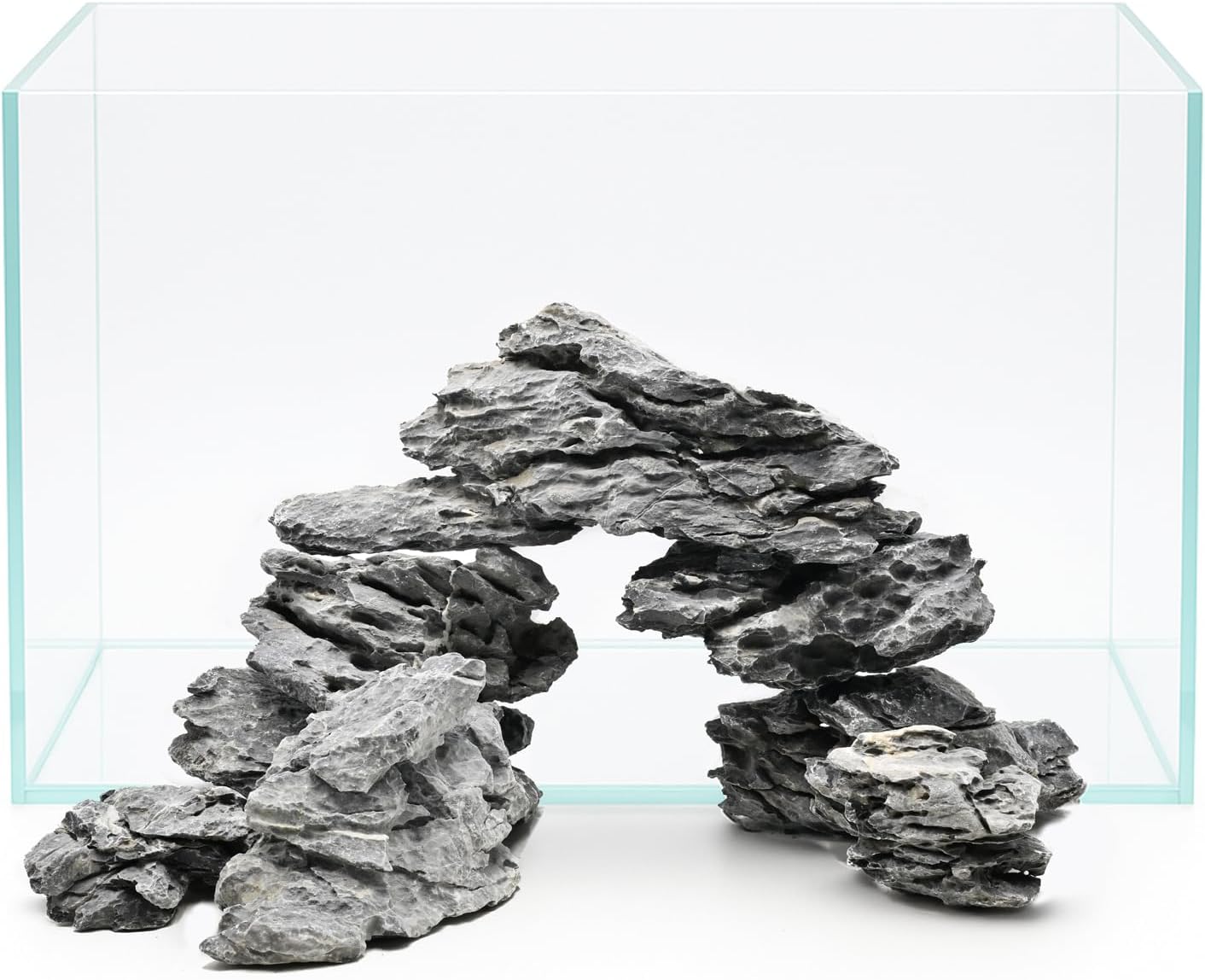Natural Seiryu Stones Aquarium Rocks 10lb Natural Aquascaping Stones for Aquarium Landscaping Fish Tank Decoration and Reptile Terrarium Decor-3-7 Inches