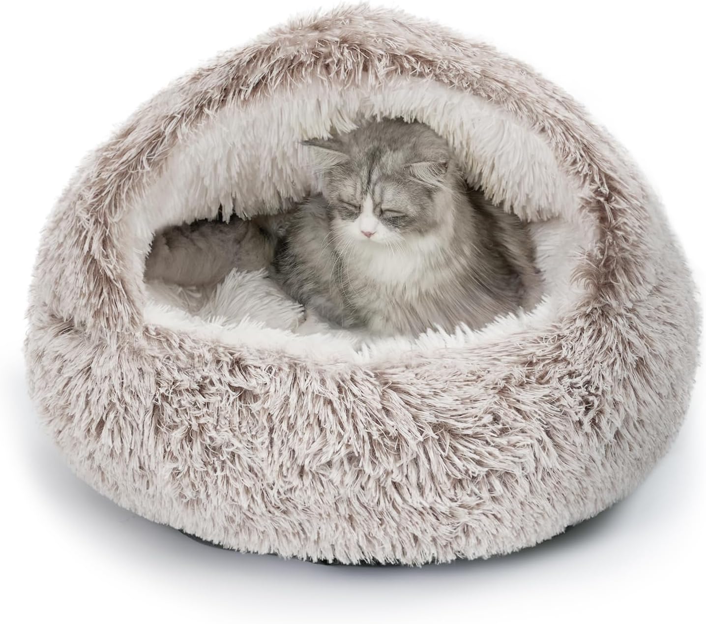 CATISM Cat Bed Hooded Cat Beds for Indoor Cats Covered Cat Beds